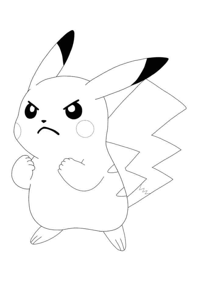 Among Us Pikachu Coloring Page : Pokemon Go Coloring Pages Best